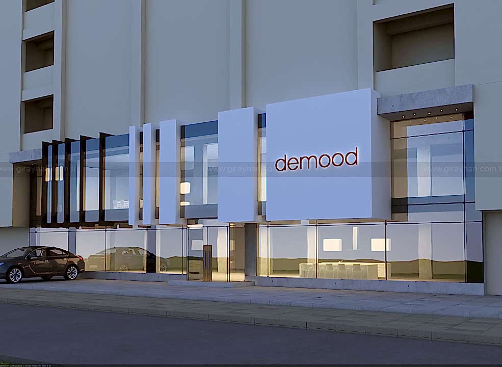 Demood Showroom Cephe Girayhan Mimarlık